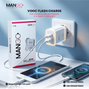 Mango P30 Super Vooc ultra Fast Charger 45W