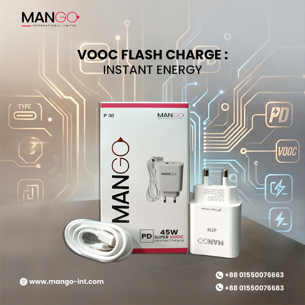 Mango P30 Super Vooc ultra Fast Charger 45W - Image 2